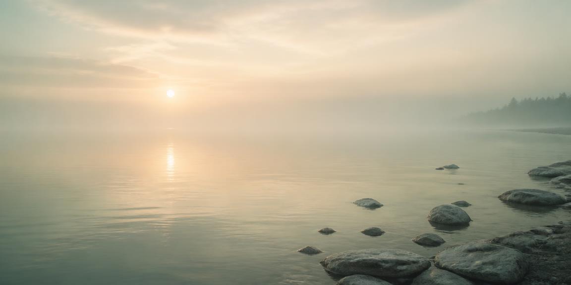 Mar en calma al amanecer, portada del memorial