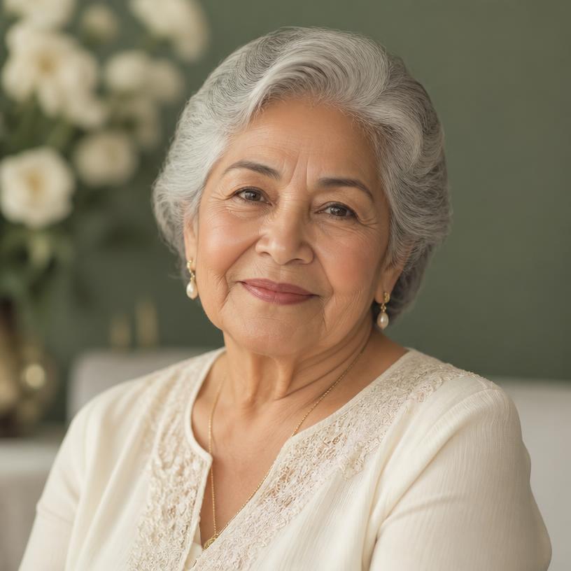Retrato de María Elena Rodríguez